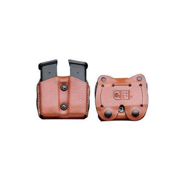 Holsters DeSantis Gunhide Ready Series DOUBLE MAG POUCH PLN TAN GLOCK 43 TAN